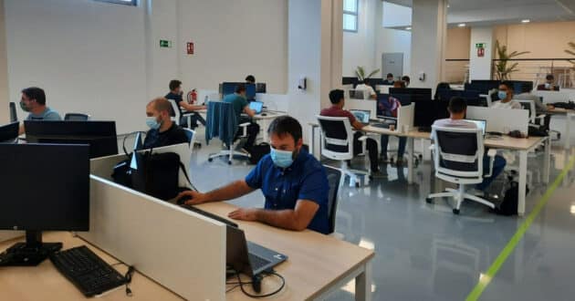 Interior of the Renfe Digital Competence Centre in Teruel. © RENFE.