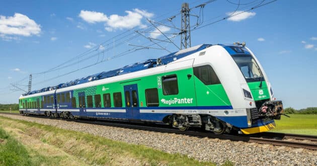 691-series battery-electric train manufactured by Skoda and used by České dráhy for the RegioPanter service. © ČESKÉ DRÁHY.