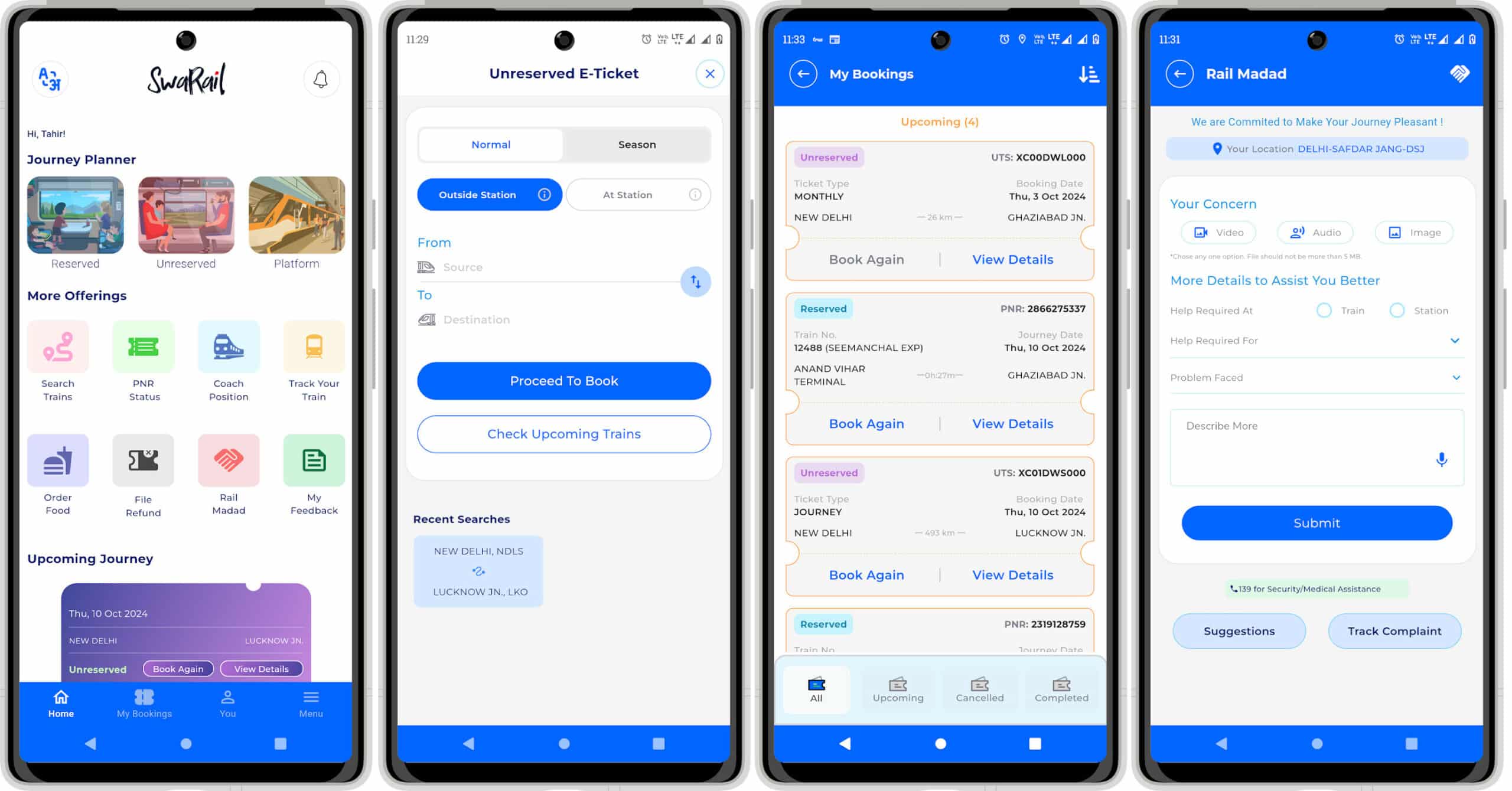 Indian Railways lanza la superapp SwaRail con todos los servicios unificados