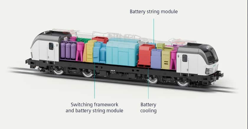 Siemens vende sus primeras locomotoras Vectron con módulo de batería