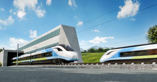Computer design of the future SMILE trains that Stadler will manufacture for WESTbahn. © STADLER.