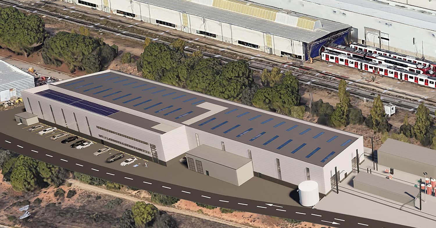 Alstom comienza la construcción del taller de mantenimiento de los trenes de FGC para el aeropuerto