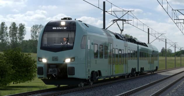 Computer design of the Stadler FLIRT Akku that DB has commissioned for Thuringia. © STADLER.
