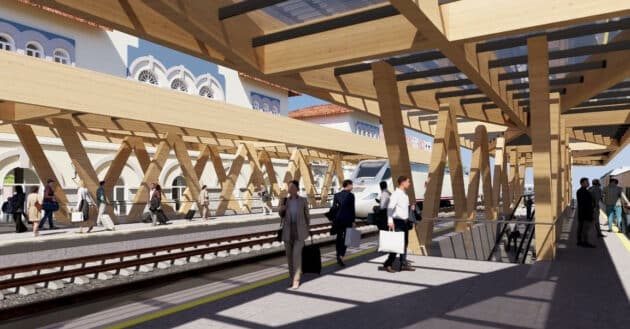 Computer design of the future platforms in Vitoria-Gasteiz. MINISTRY OF TRANSPORT AND SUSTAINABLE MOBILITY.