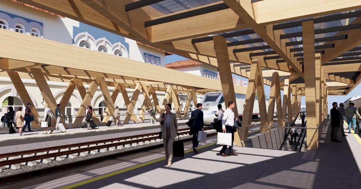 Santano presents the extension to Vitoria-Gasteiz station