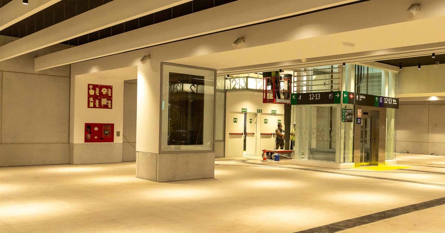 Adif completes Chamartín’s central underground concourse