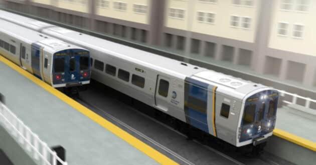 Diseño conceptual de los nuevos trenes M-9A de MTA para el Long Island Rail Road y Metro-North. © ALSTOM-ADVANCED & CREATIVE DESIGN.