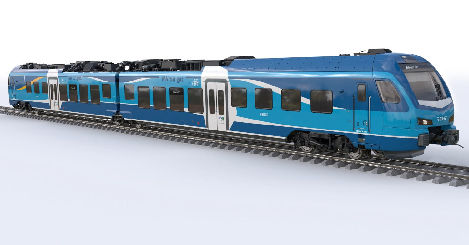 ODEG y Stadler exhiben los nuevos FLIRT Akku en Mecklemburgo