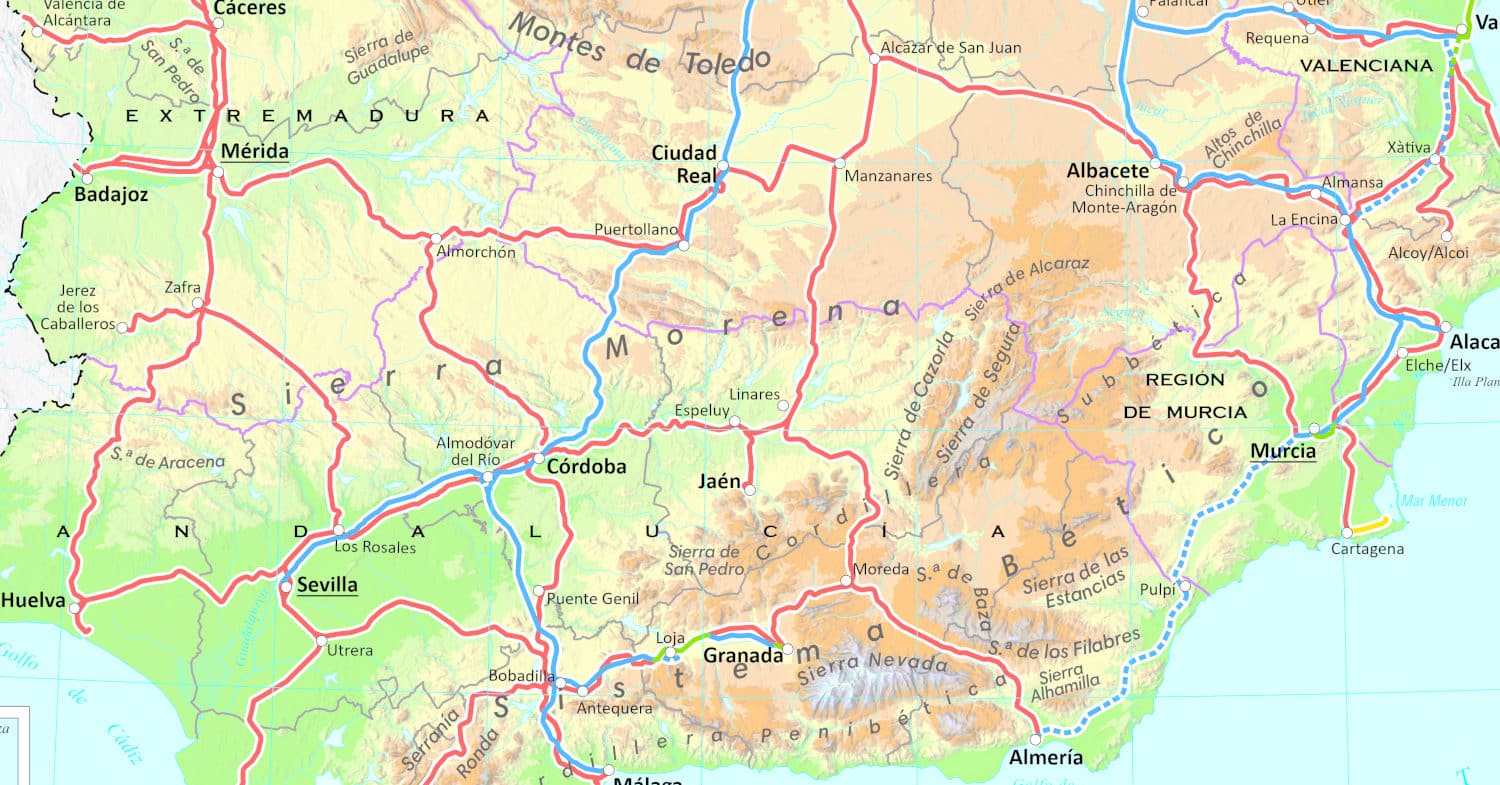 El IGN lanza un mapa en relieve de la RFIG