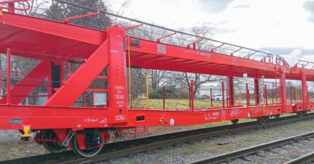 Laaers type wagons acquired by Transfesa. © TRANSFESA LOGISTICS.