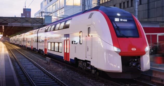 Diseño a ordenador de los nuevos trenes de Siemens para SBB-CFF-FFS. © SIEMENS MOBILITY AG.