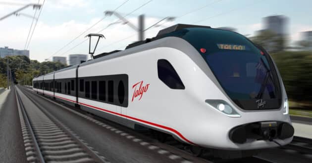 Computer design of the Talgo Vittal, the Spanish manufacturer's unborn short and medium distance train. © TALGO.