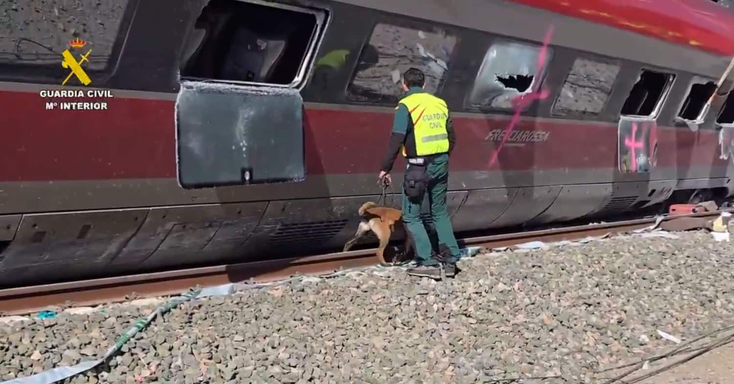 Marcas en las ruedas sugieren rotura de carril en Adamuz