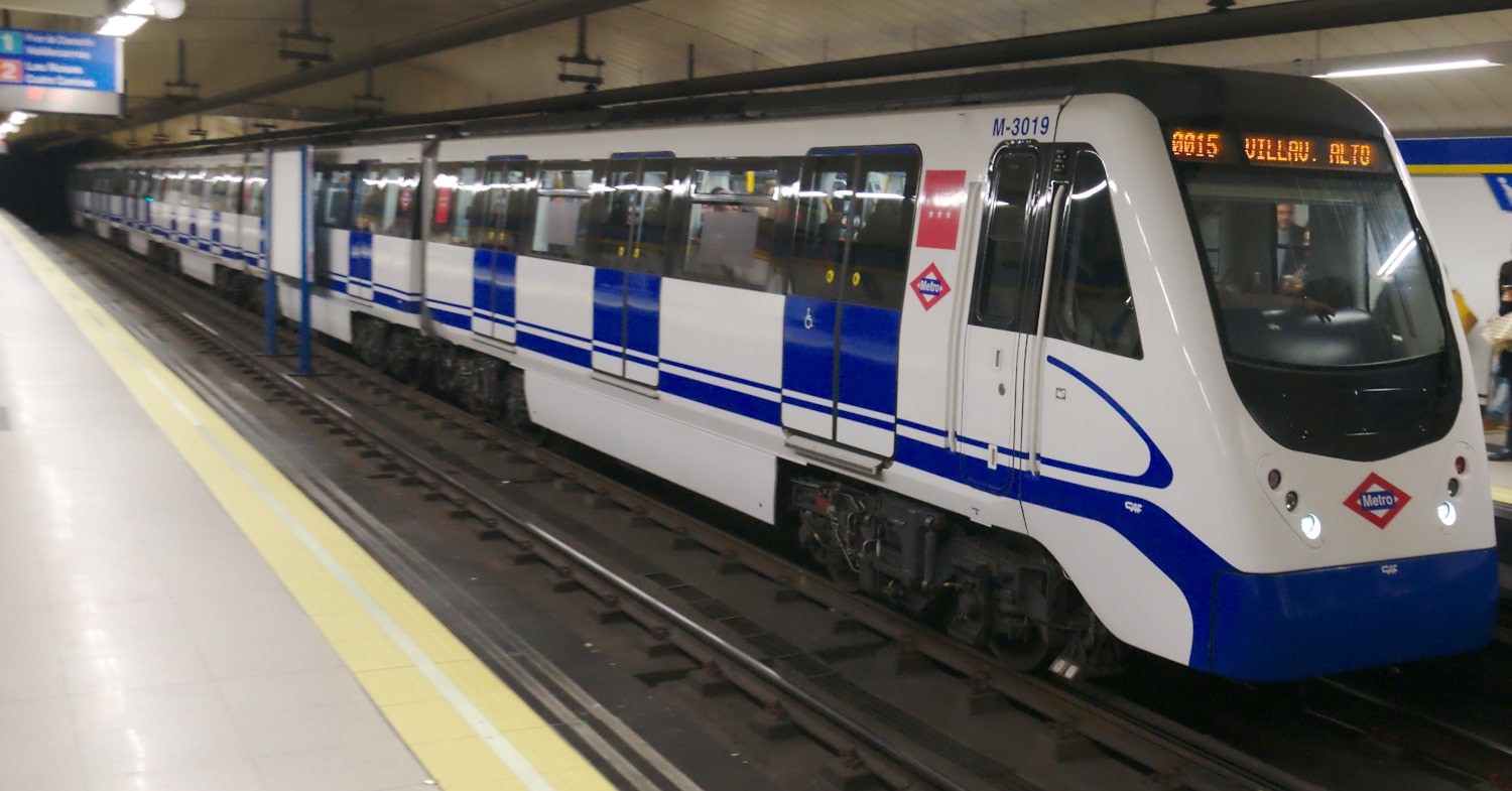 Cut on line 3 of the Madrid metro due to drainage works at Plaza de España