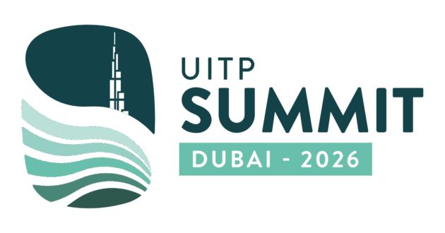 Logotipo del UITP Summit 2026 en Dubai.