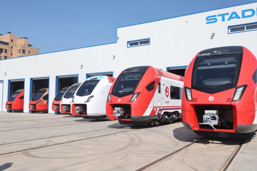 Series 453 trains in Albacete. MINISTRY OF TRANSPORT AND SUSTAINABLE MOBILITY.