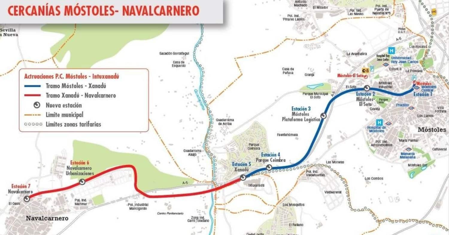Formalizado el estudio de viabilidad del cercanías a Navalcarnero