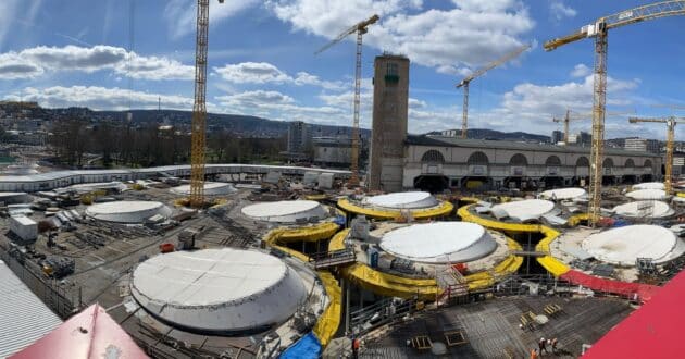 Obras de la estación de Stuttgart en 2023. (CC BY SA) JANDRAGON-Wikimedia Commons. Imagen recortada