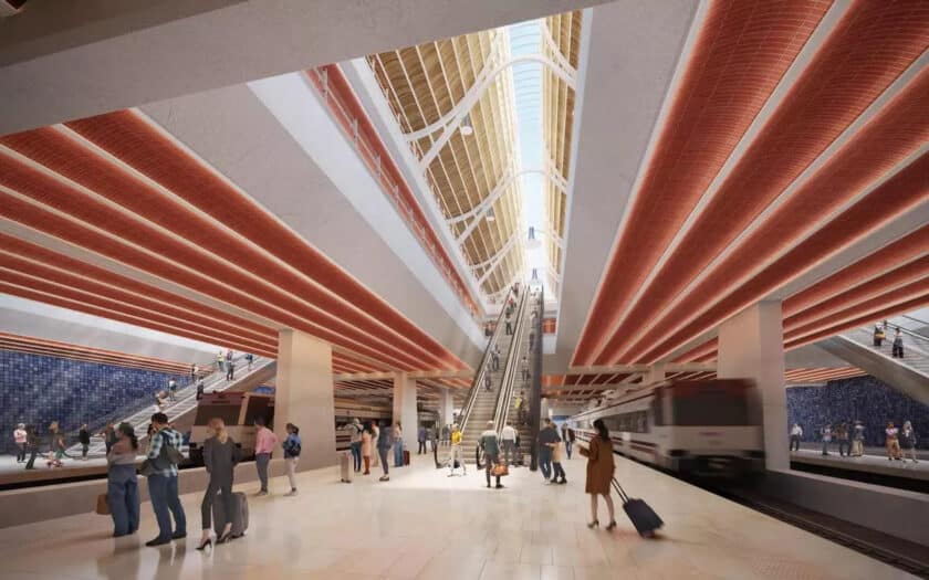 Concepção assistida por computador dos declives das vias na rede ferroviária convencional. © GRUPO SENER