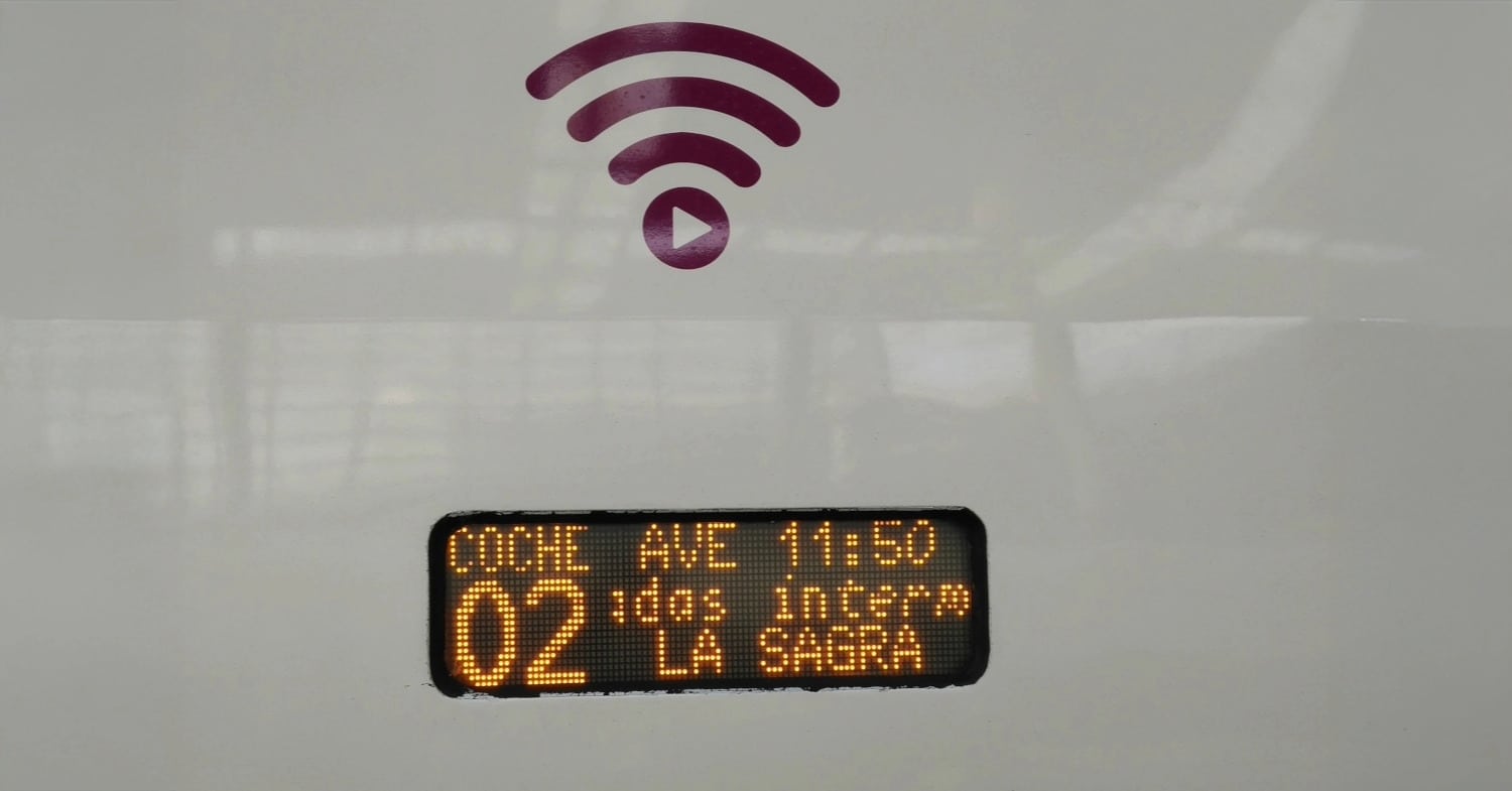 Renfe lança concurso para renovar a conectividade dos comboios de alta velocidade